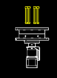 3D diagram showing step 2 of assembly combining bearing cups and thrust bearing