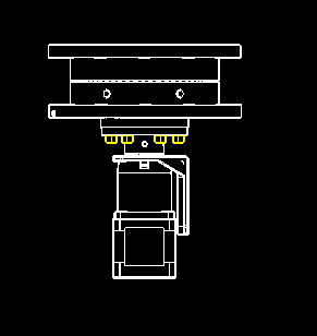 3D diagram showing step 3 of securing the bearing cup drive to the 8mm shaft flange
