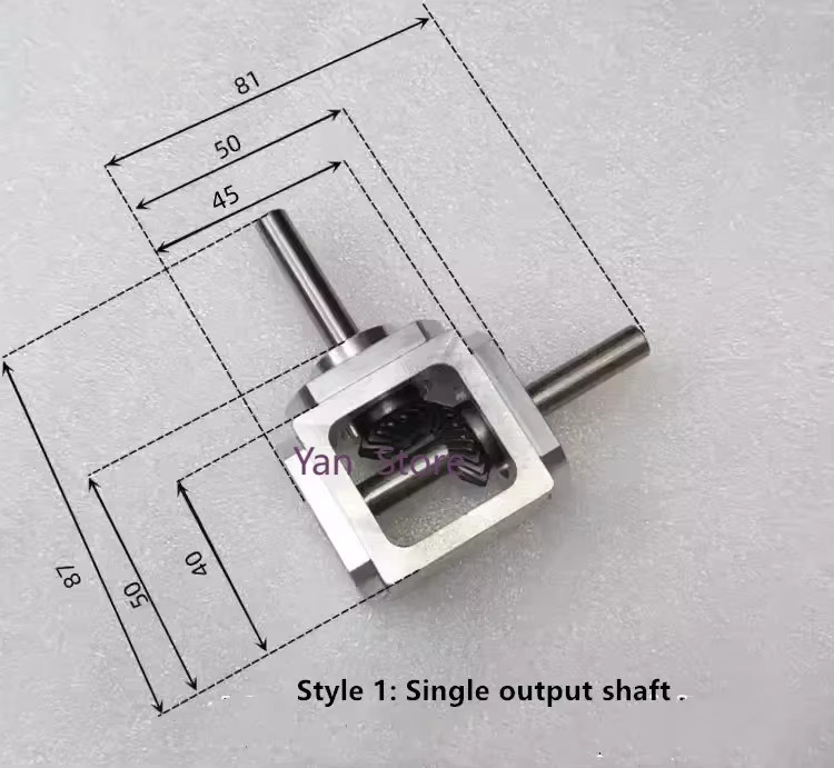 Cross Commutator Right Angle Drive Gearbox Layout Link